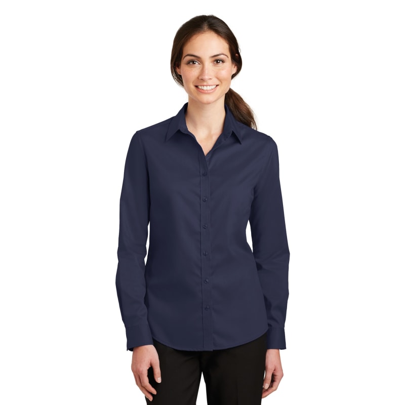Port Authority Ladies SuperPro Twill Shirt. 29