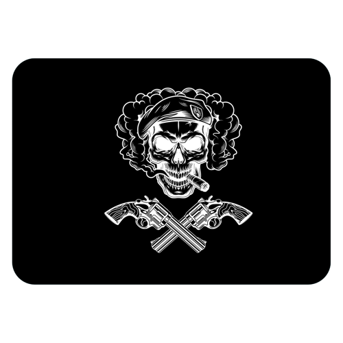 Single Color Screen Print Neoprene Rectangle Mouse Pad 11
