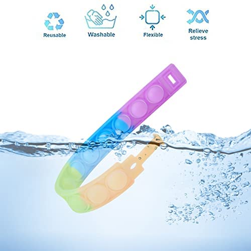 Tomoin Portable Pop Bracelet Wristband Fidget Toy / Buckle 10