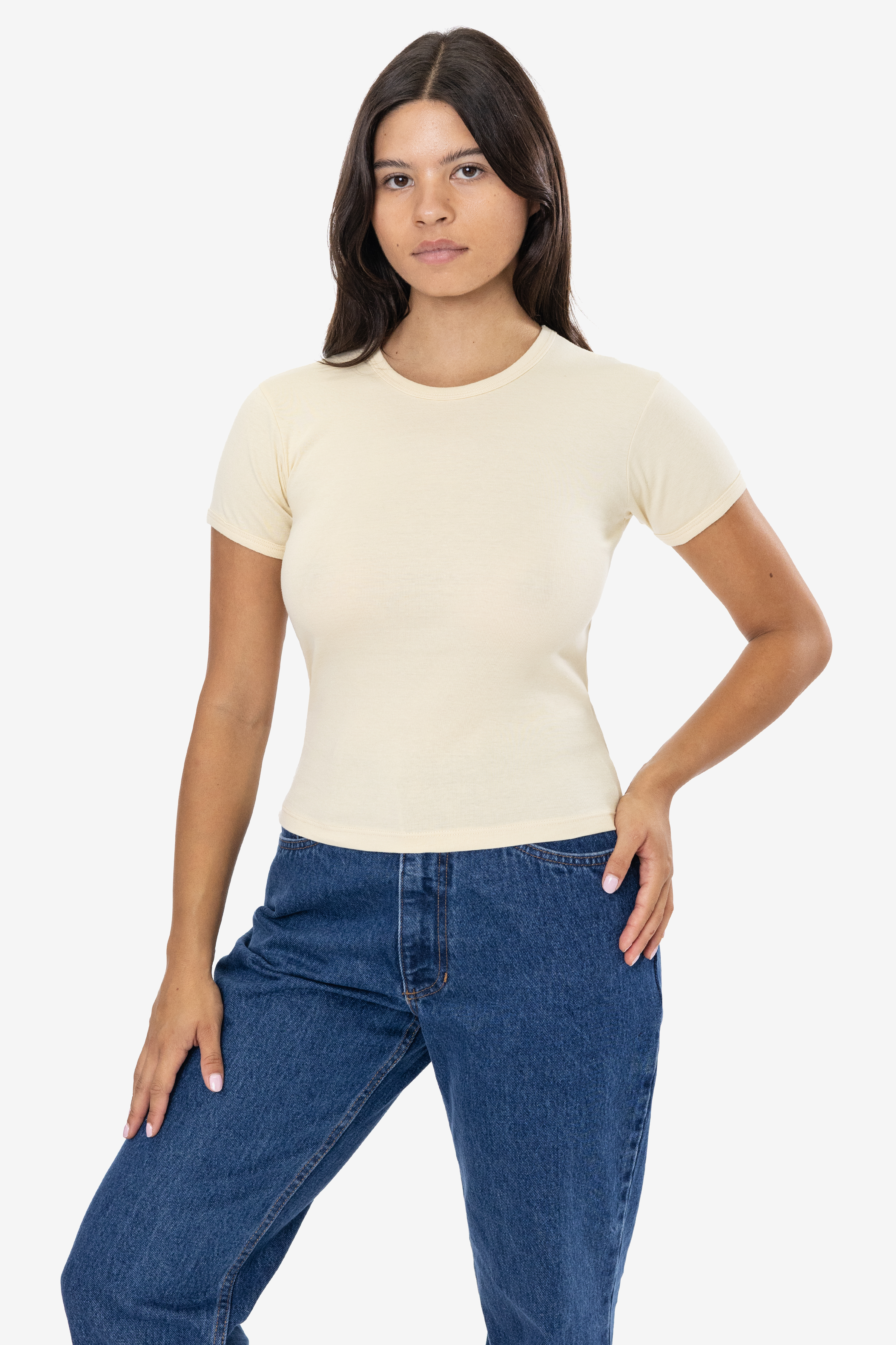 BABY RIB CLASSIC CREW NECK TEE 10