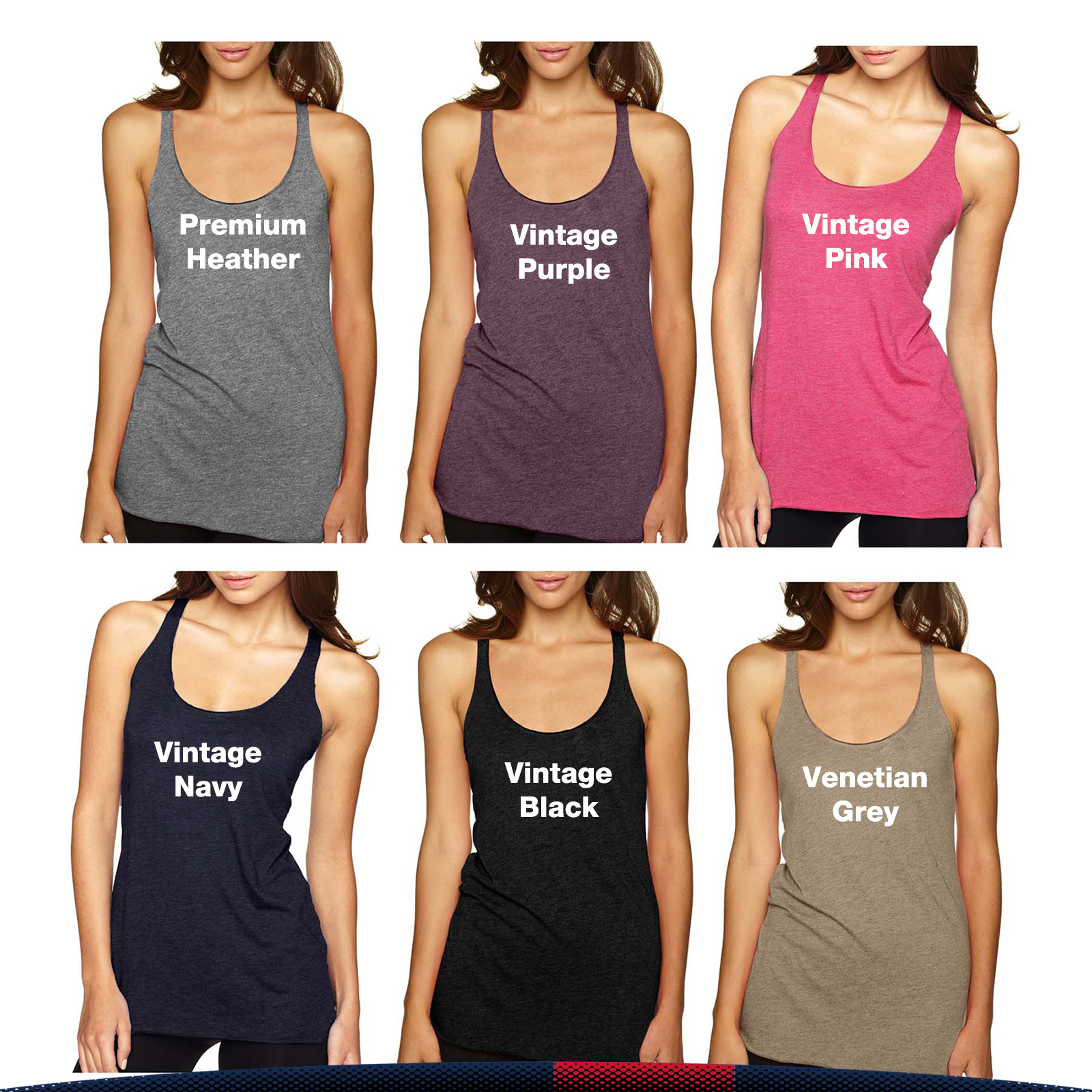 Next Level® Ladies' Racerback Tank Tops 3