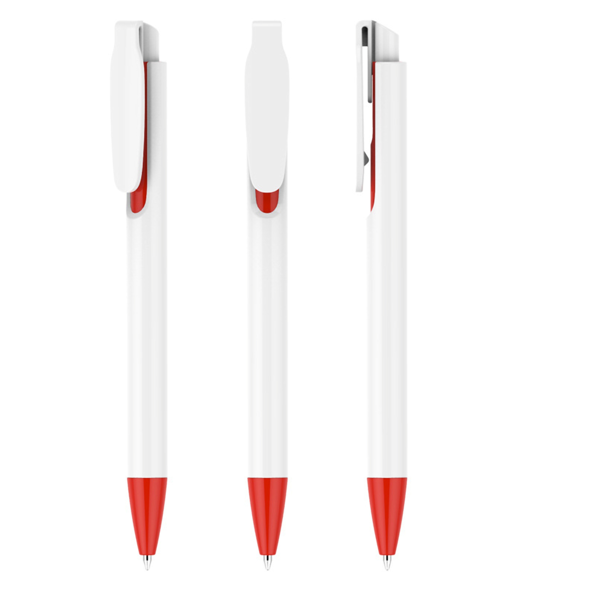 White Retractable Pen 5