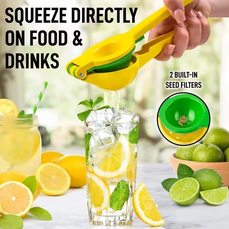 Metal Lemon & Lime Squeezer 9