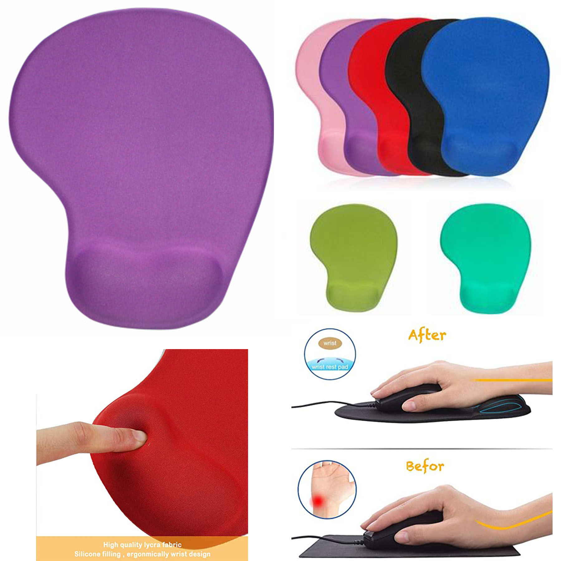 Silicone Wrist Mouse Pad 1