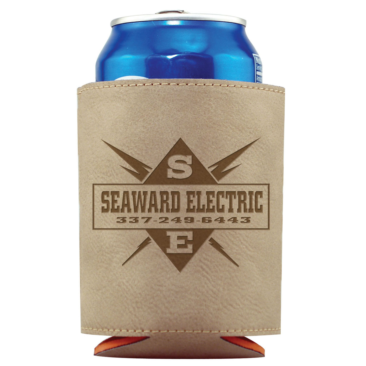 Leatherette Can Cooler 2