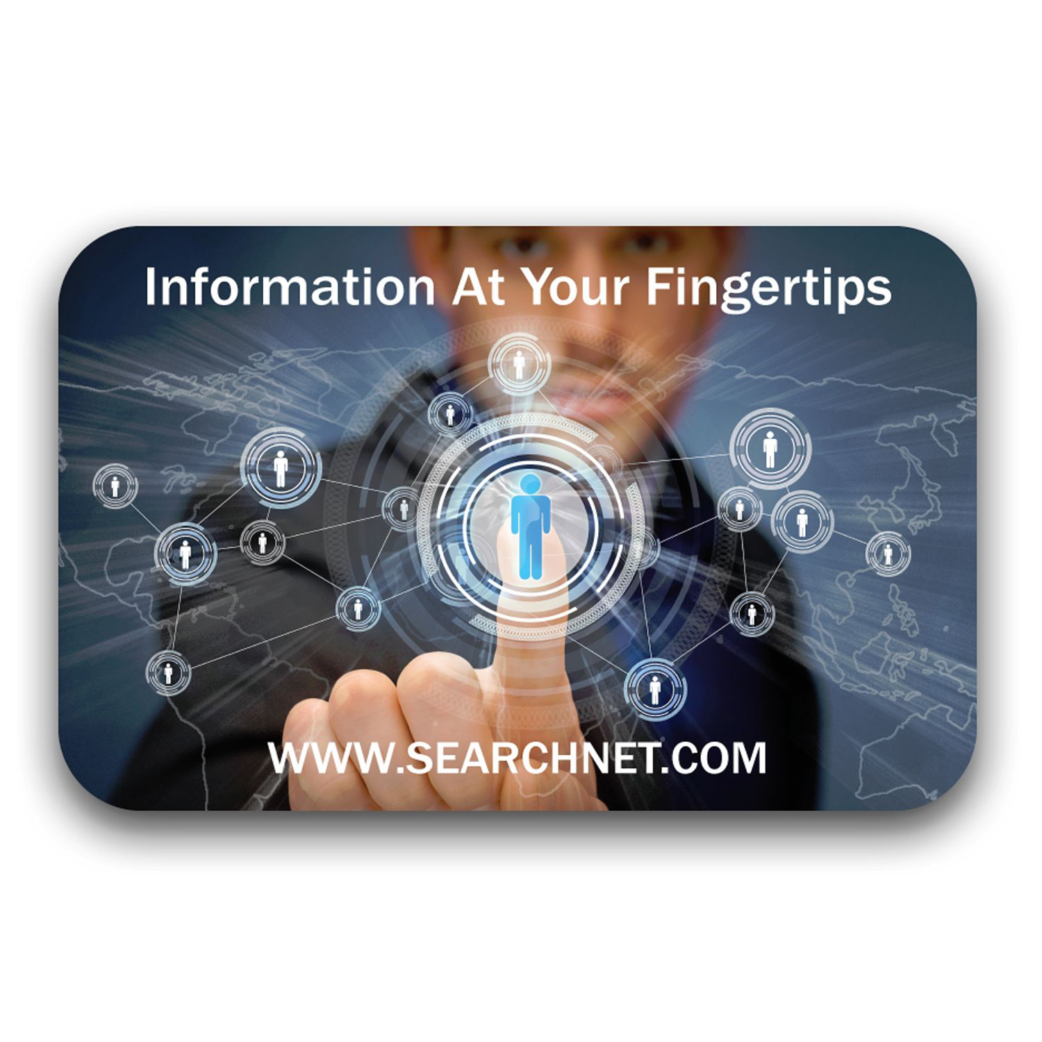 Round Corner Magnet 1-3/4 x 2-3/4 1