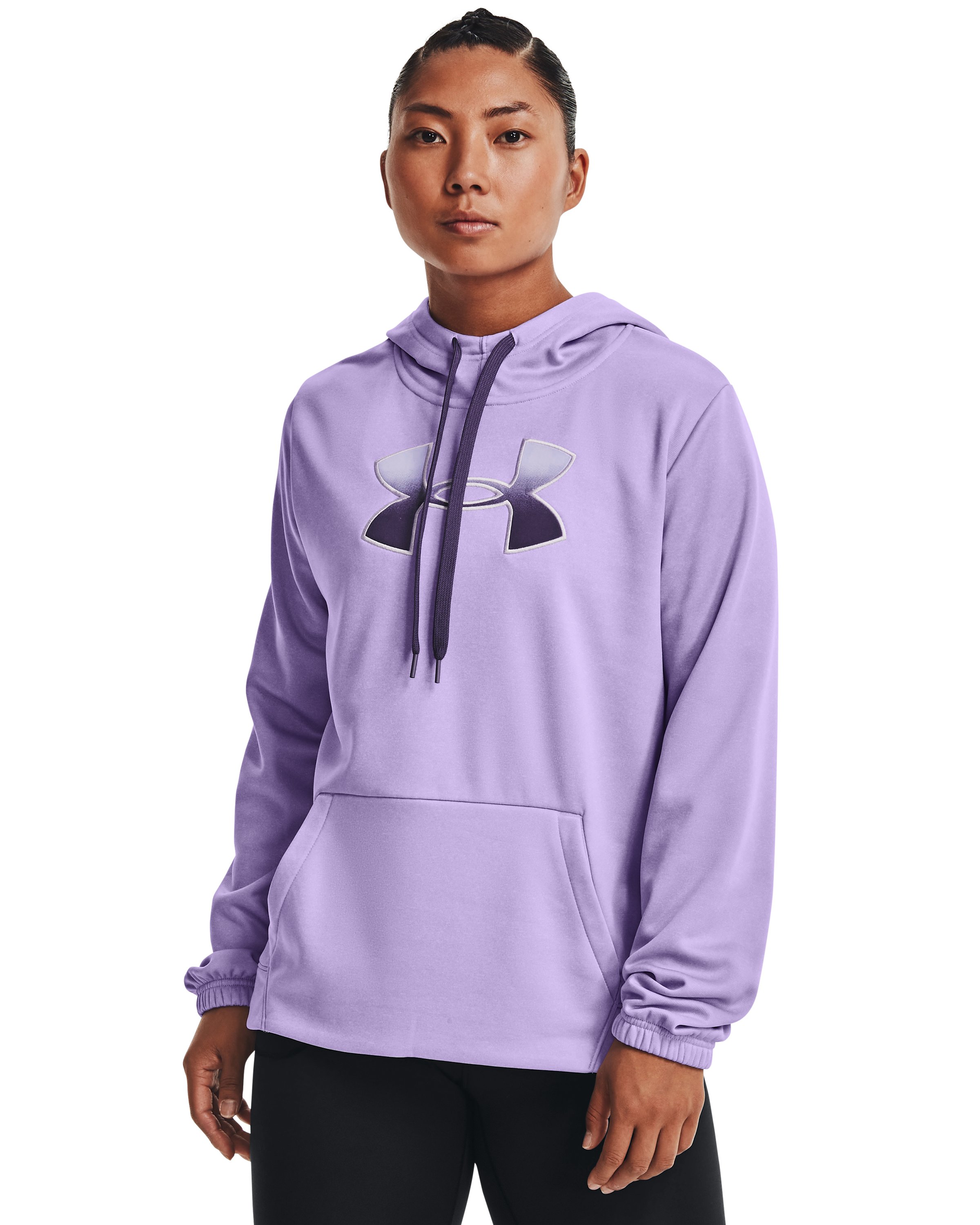 Women's Armour Fleece Big Logo Gradient Flock Hoodie 5