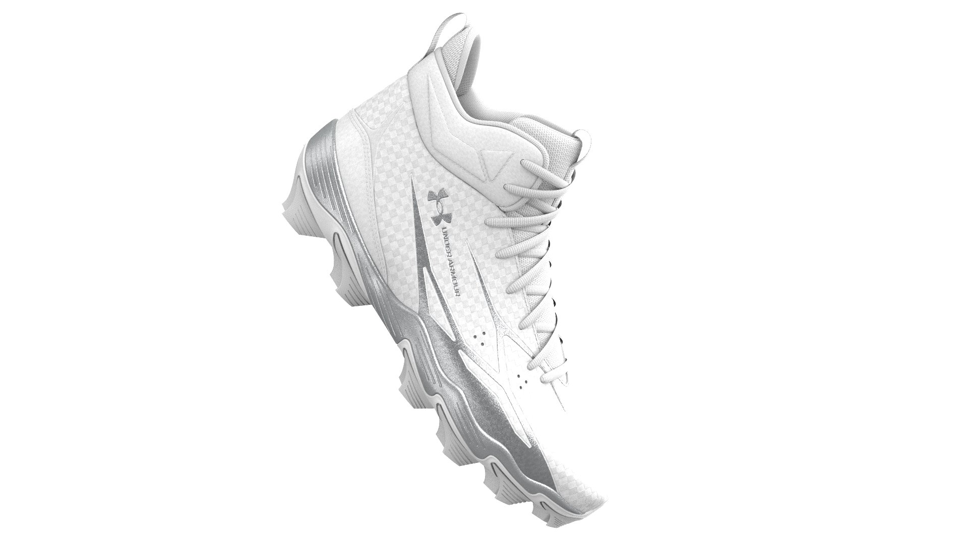 UA Spotlight Hammer Football Cleats 4