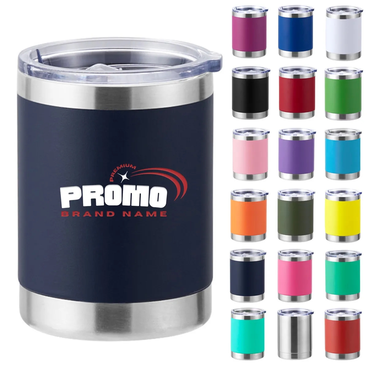 10oz. Insulated Double Wall Vacuum Travel Coffee Mug w/ Lid 2