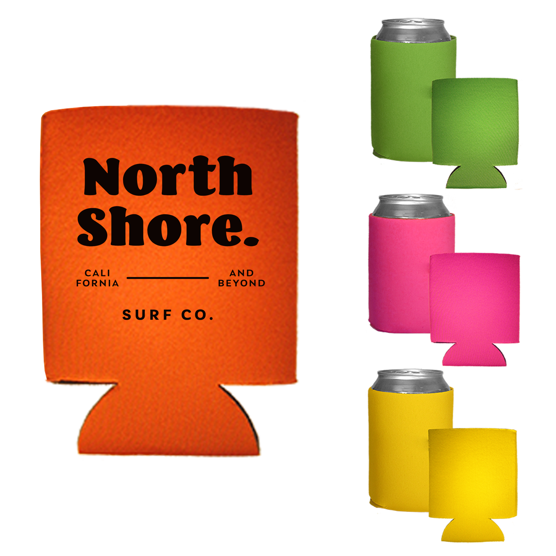 Neon Collapsible Can Holder, custom koozie with logo imprint 2