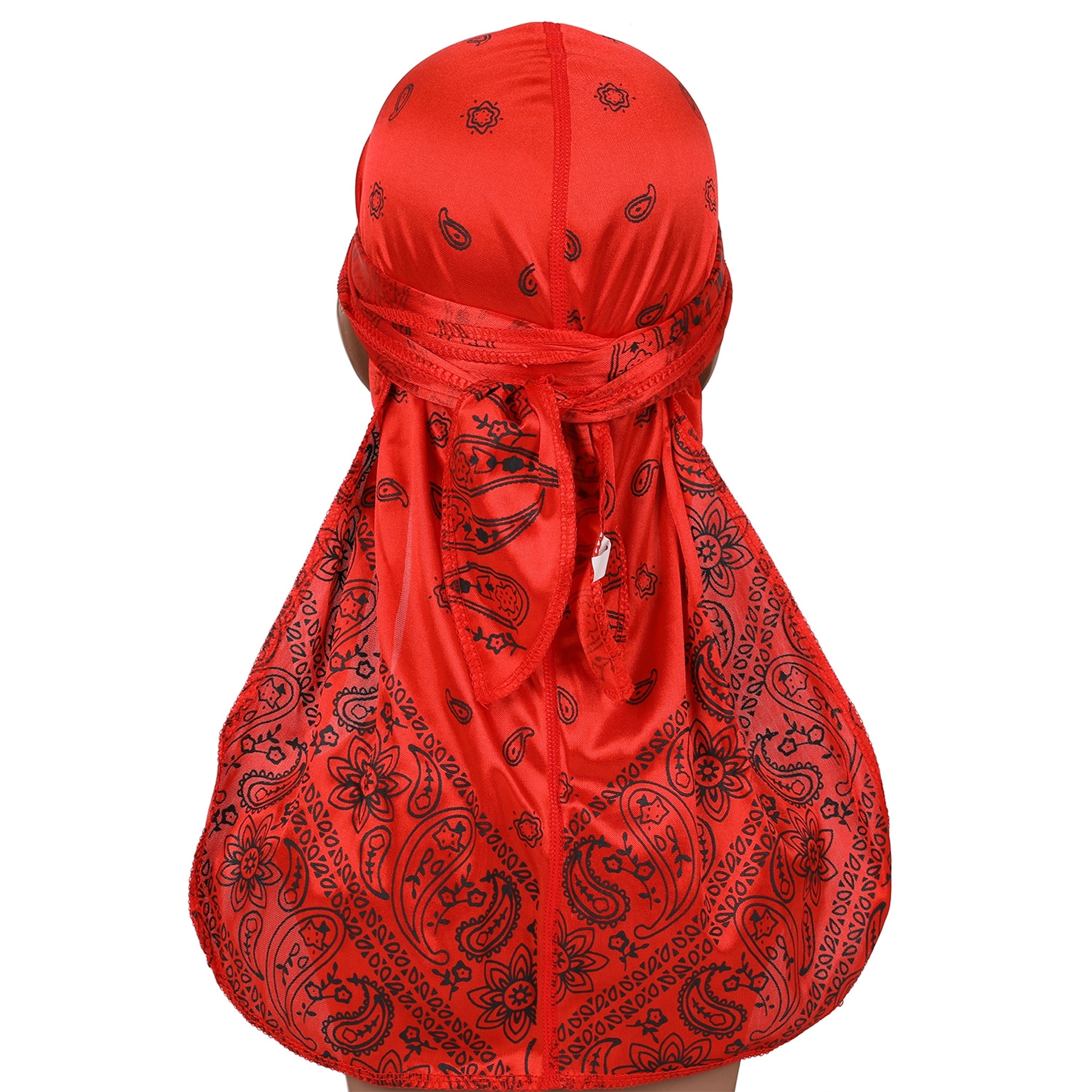 Silk Durage Headwraps Silky Satin Pirate Cap 19
