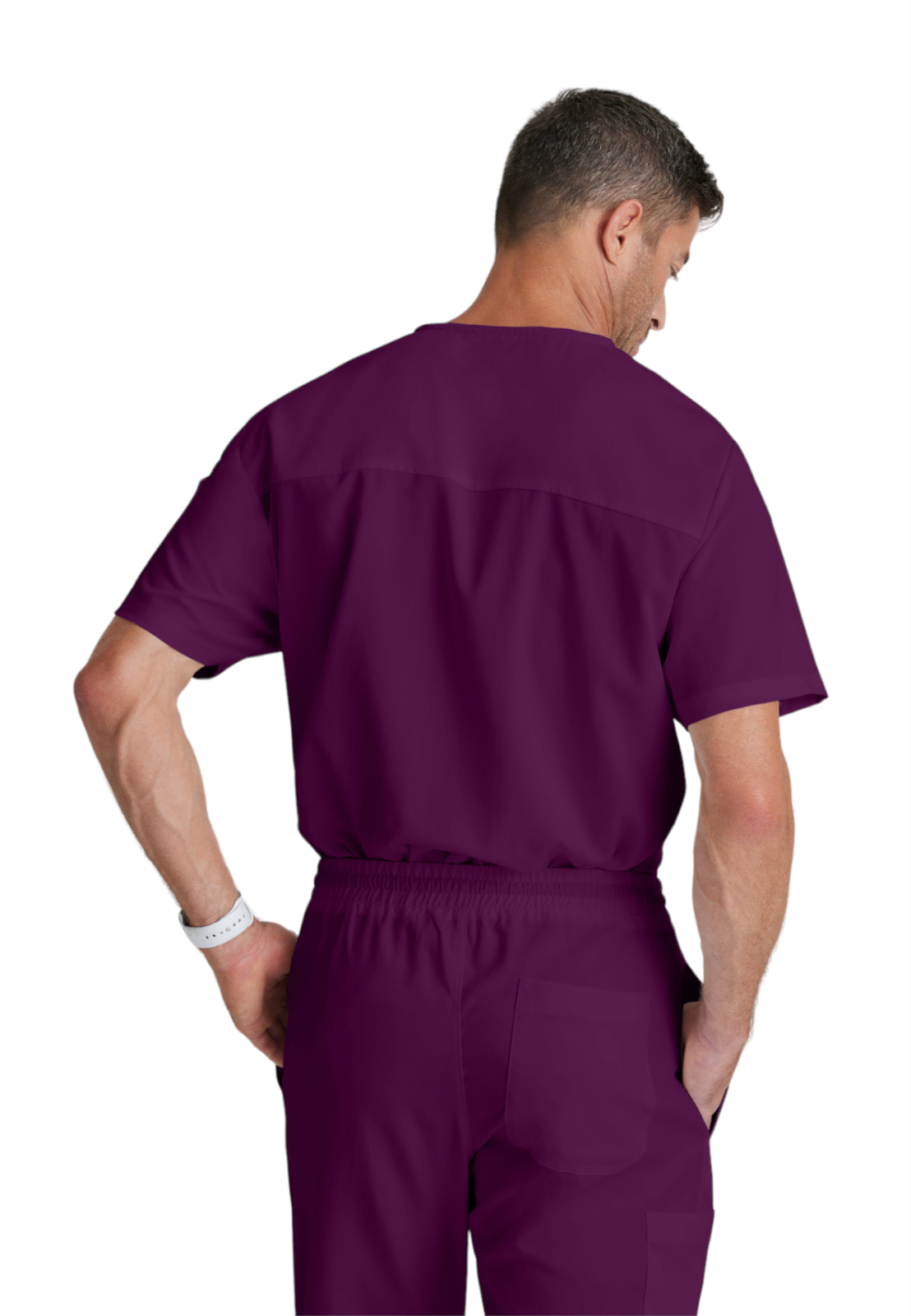 Grey's Anatomy Classic - Men's Two-Pocket V-Neck Evan Scrub Top 32
