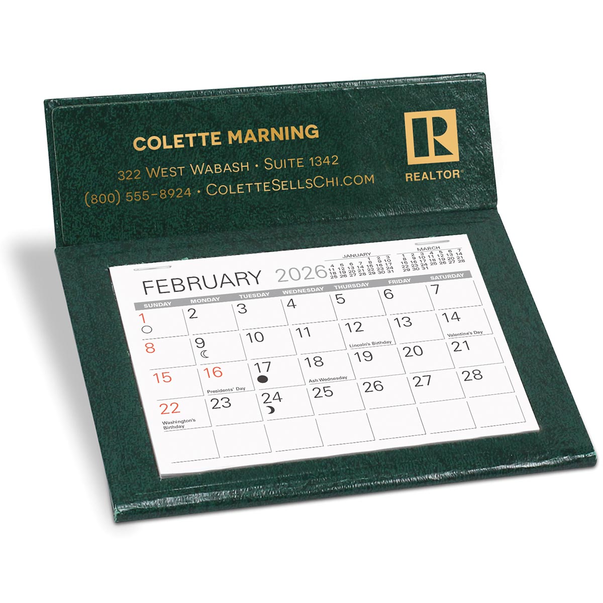 Genoa Desk Calendar 12
