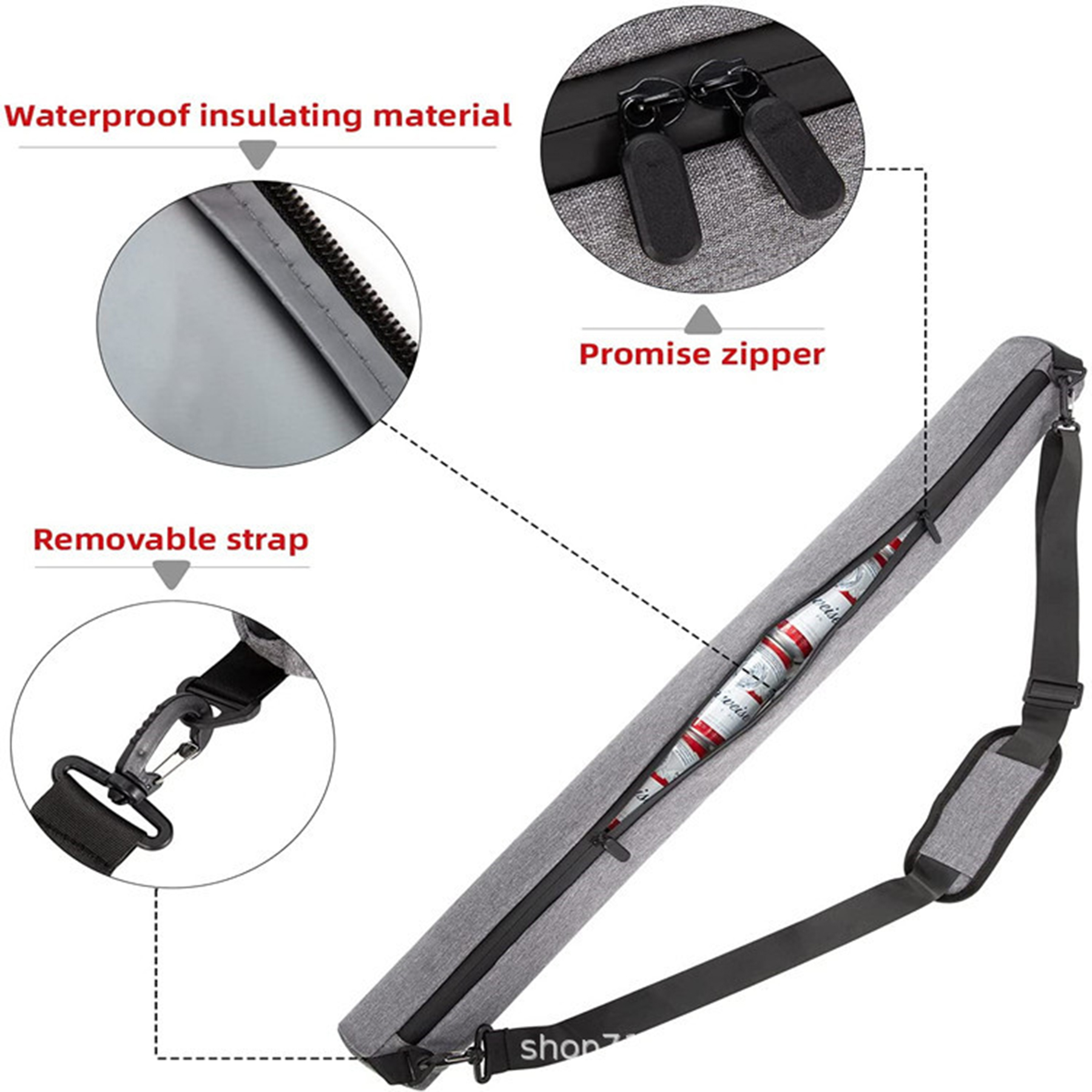 Golf Bag Beer Cooler Insulated Sleeve 4