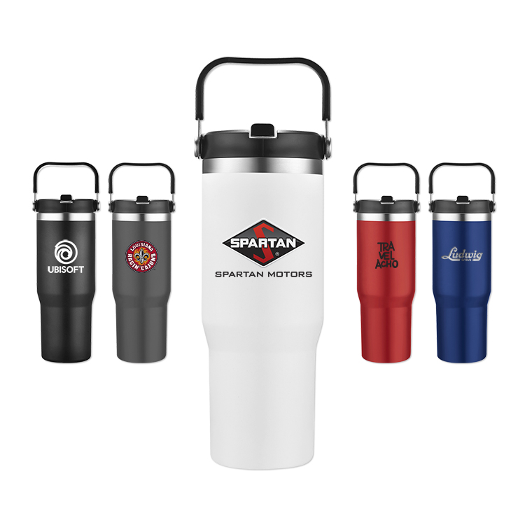 30 Oz. Travel Mug with Handle 1