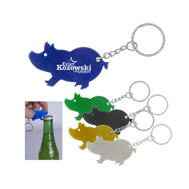 Mini Pig Key Chain- Bottle Opener Close Out 1