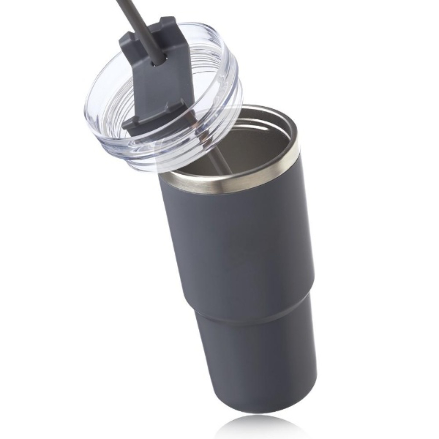 Stainless Steel Travel Tumbler with Straw, 23 oz. 8