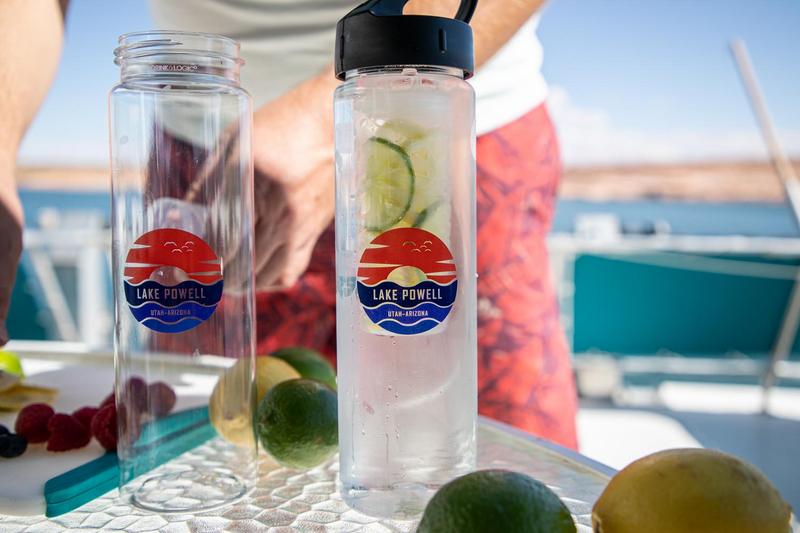 BAJA 25 oz. Fruit Fusion Bottle with Freedom Lid & Basket 2