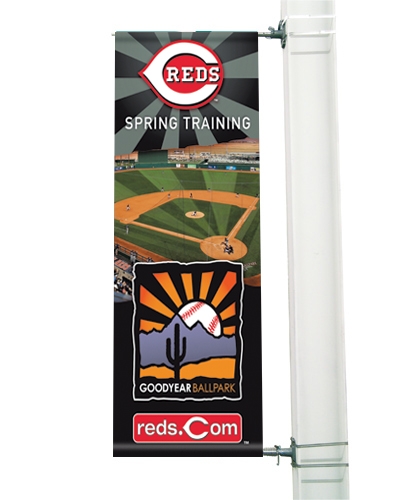 Two-Sided Pole Banner 24"x36" - Vinyl 1