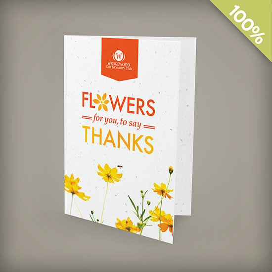 Single-Sided Medium Plantable Greeting Cards 3