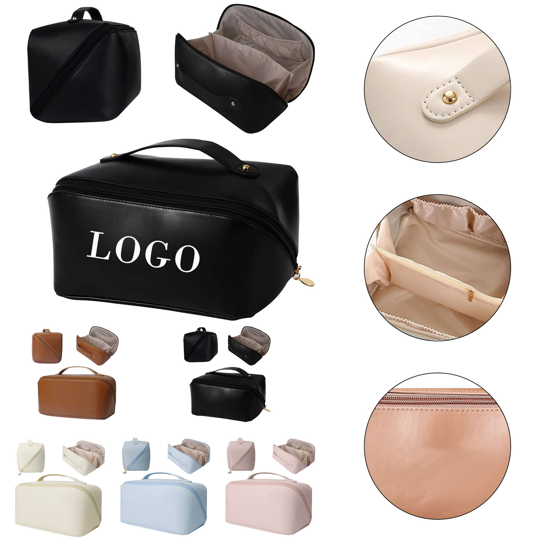 PU Leather Makeup Bag 2