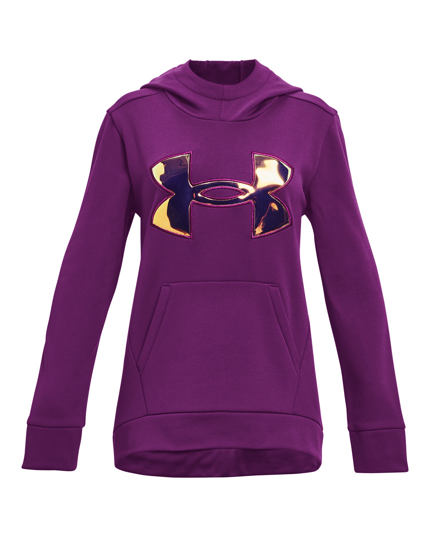 Armour Fleece Iridescent Big Logo Girls' Hoodie 2