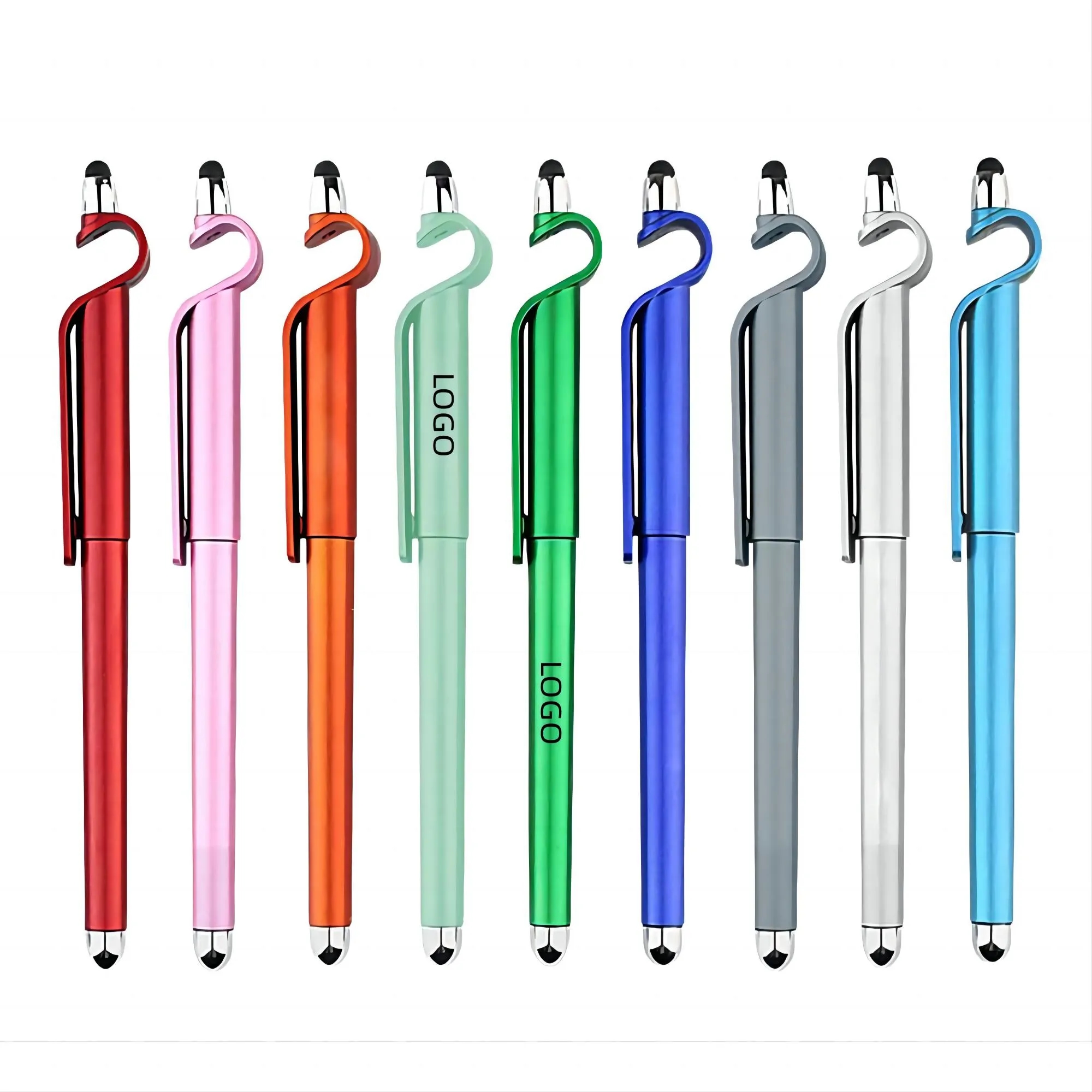 Touchscreen Ballpoint With Phone Stander MOQ 50PCS 2