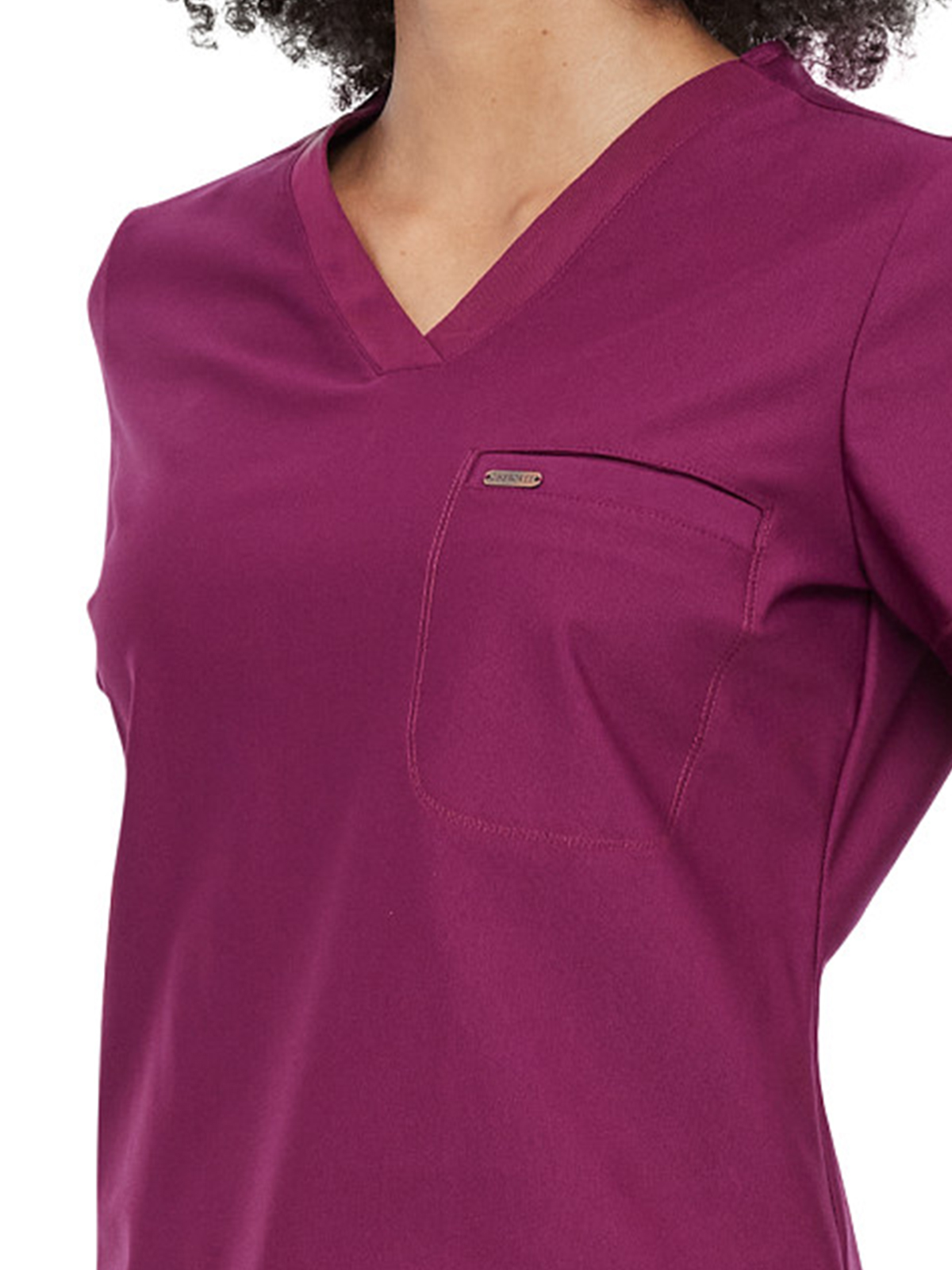 Cherokee - Form - Women's 1-Pocket Tuckable V-Neck Top 17