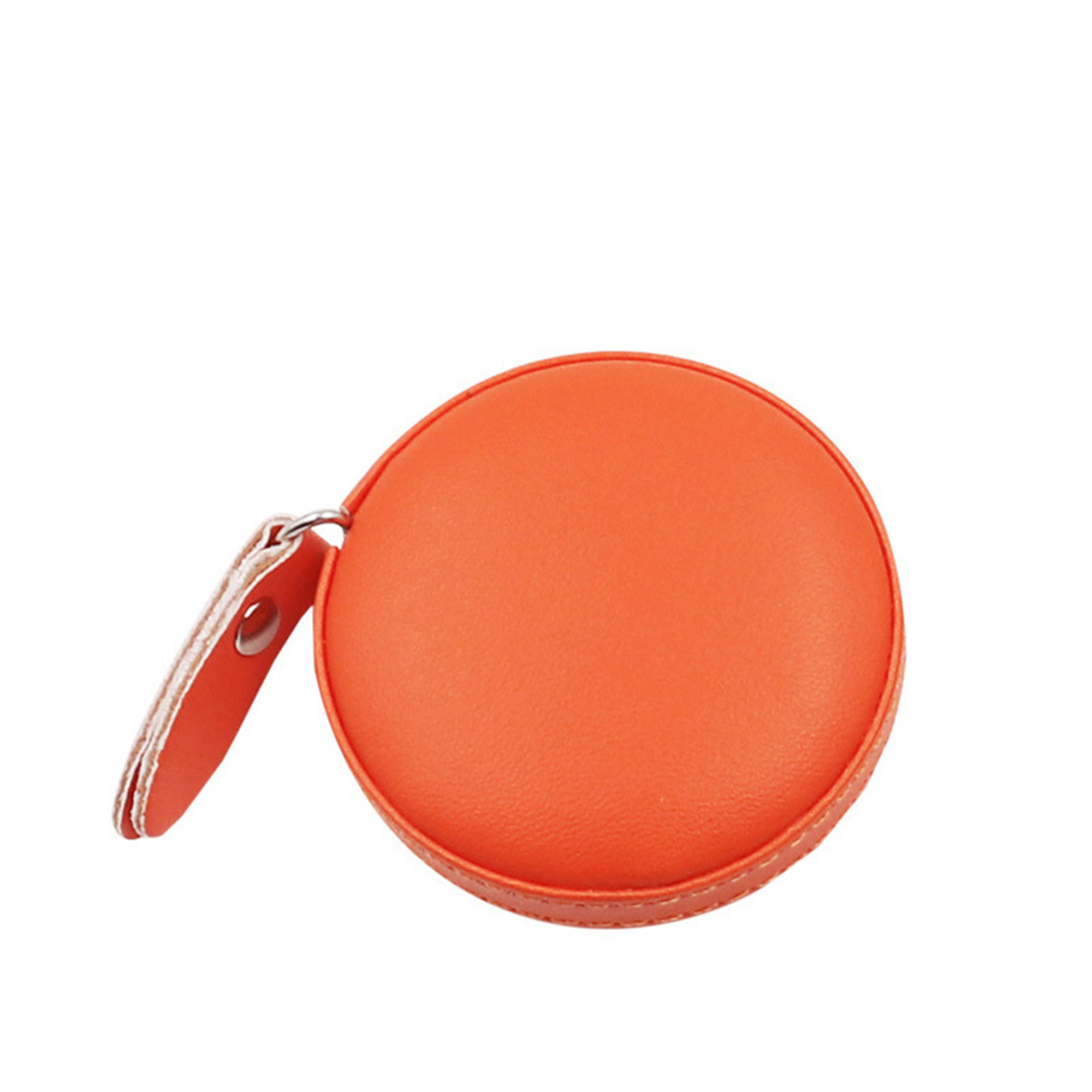 PU Leather Round Tape Measure Five Foot Length 2.2" Length x 0.4" Width 2