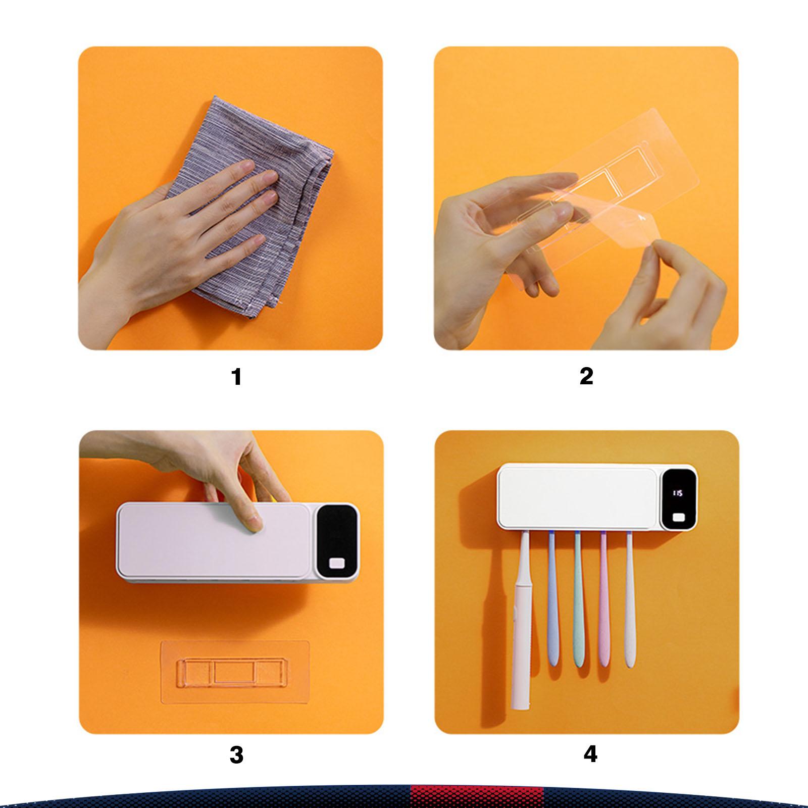 Erley Disinfect Toothbrush Holder 2