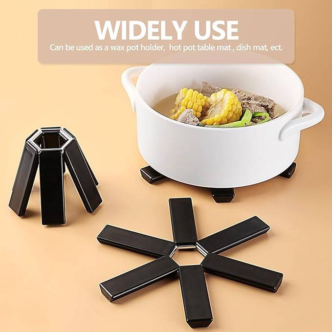 Heat-insulating and heat-resistant foldable table mat 2