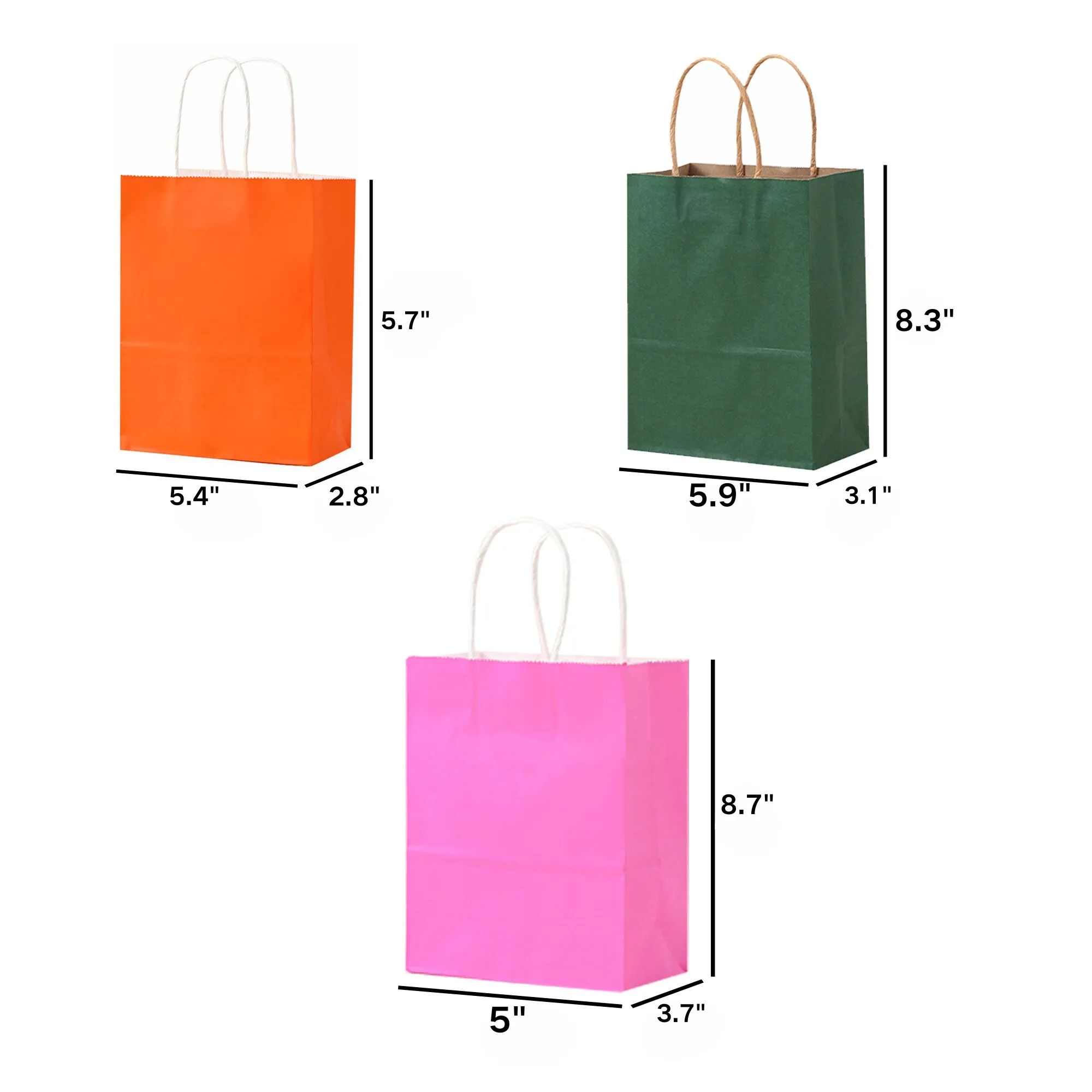 Customized Kraft Paper Tote Bags 6