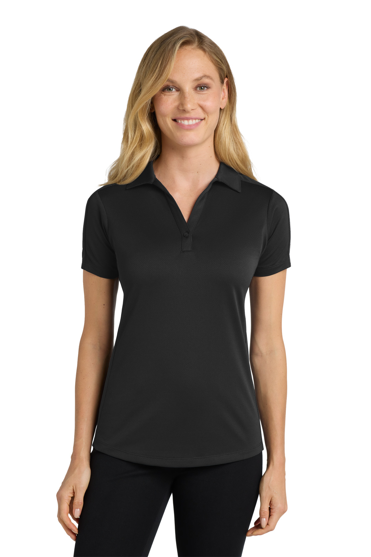 Women's Diamond Jacquard Polo