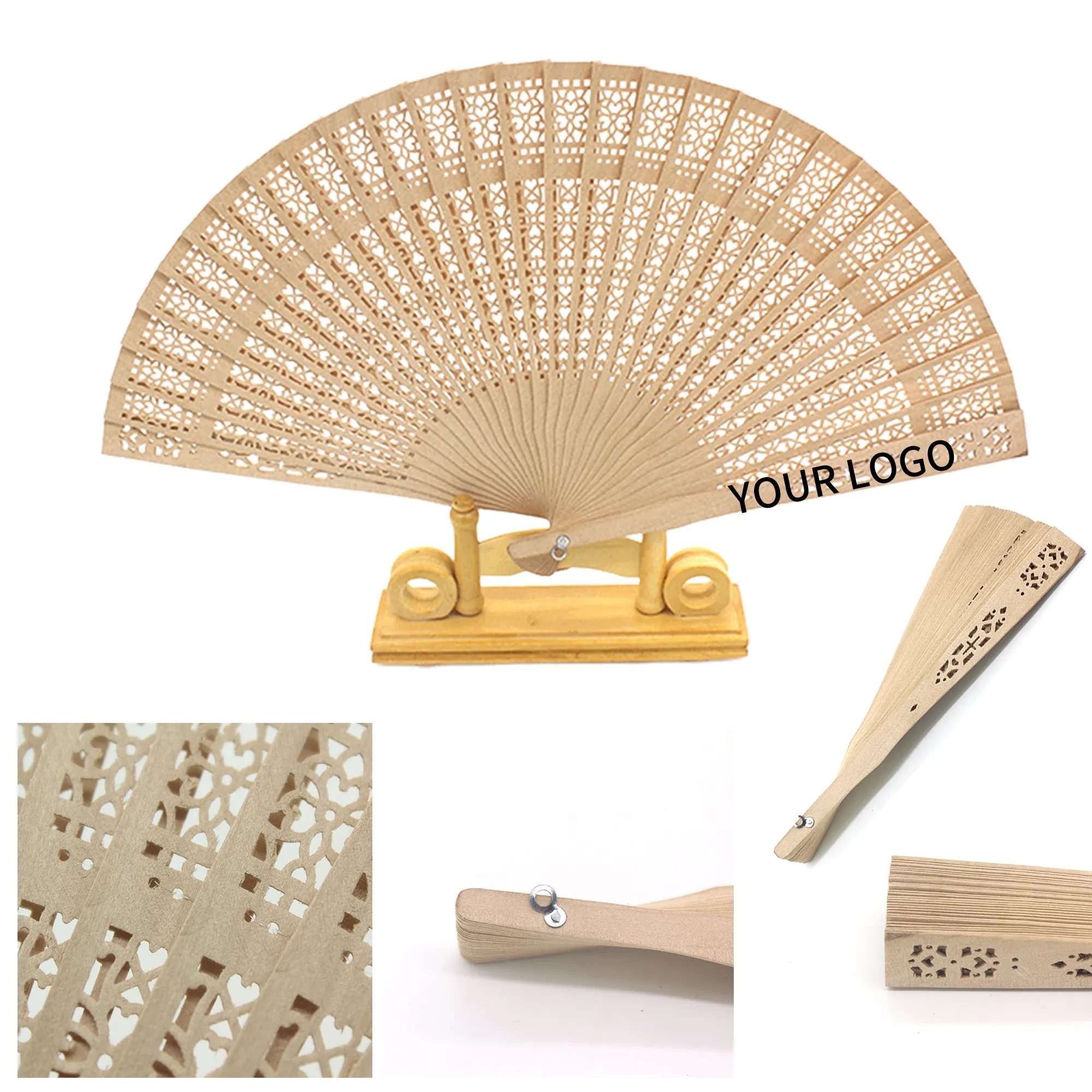 Hollow Wooden Fan 3