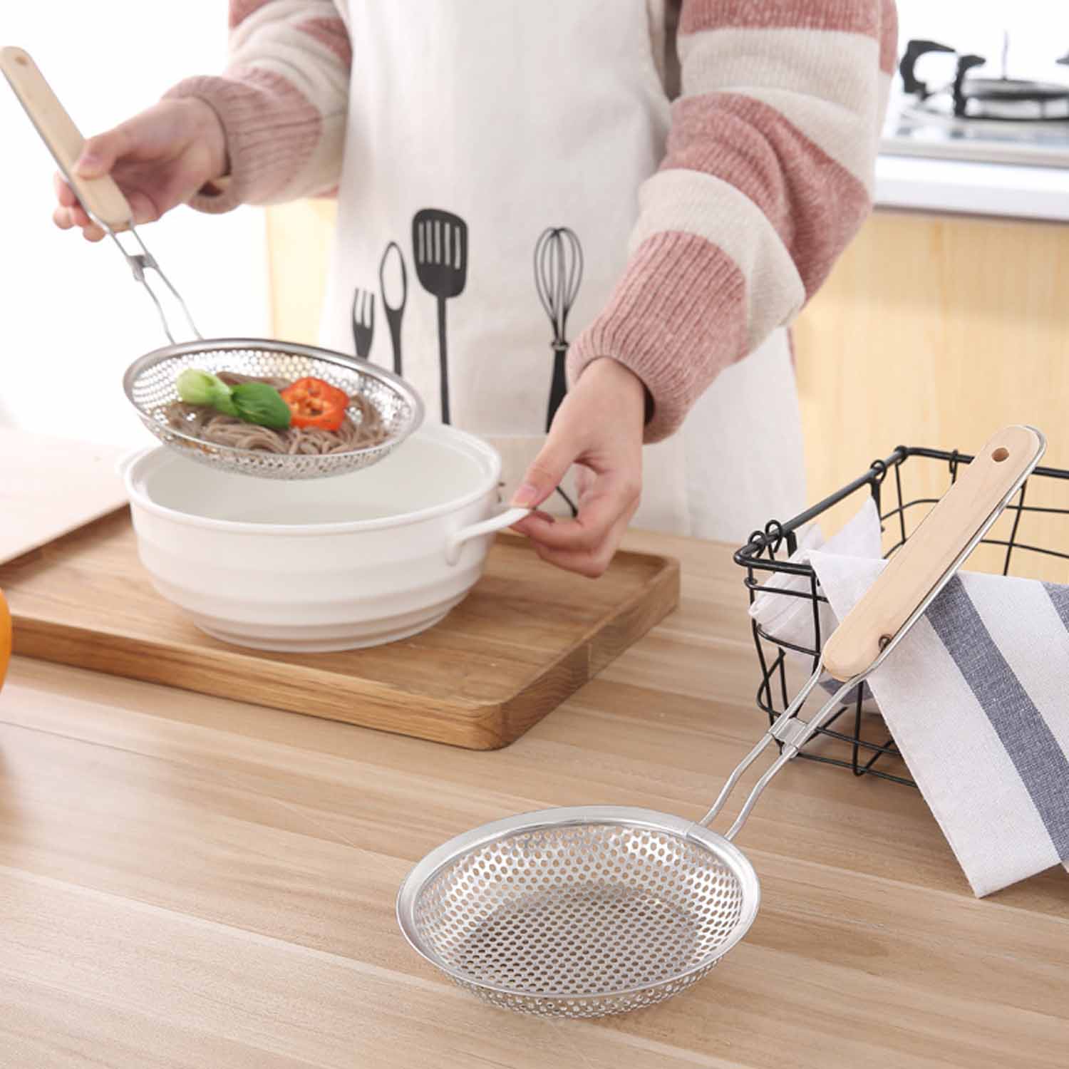 Stainless steel colander 6