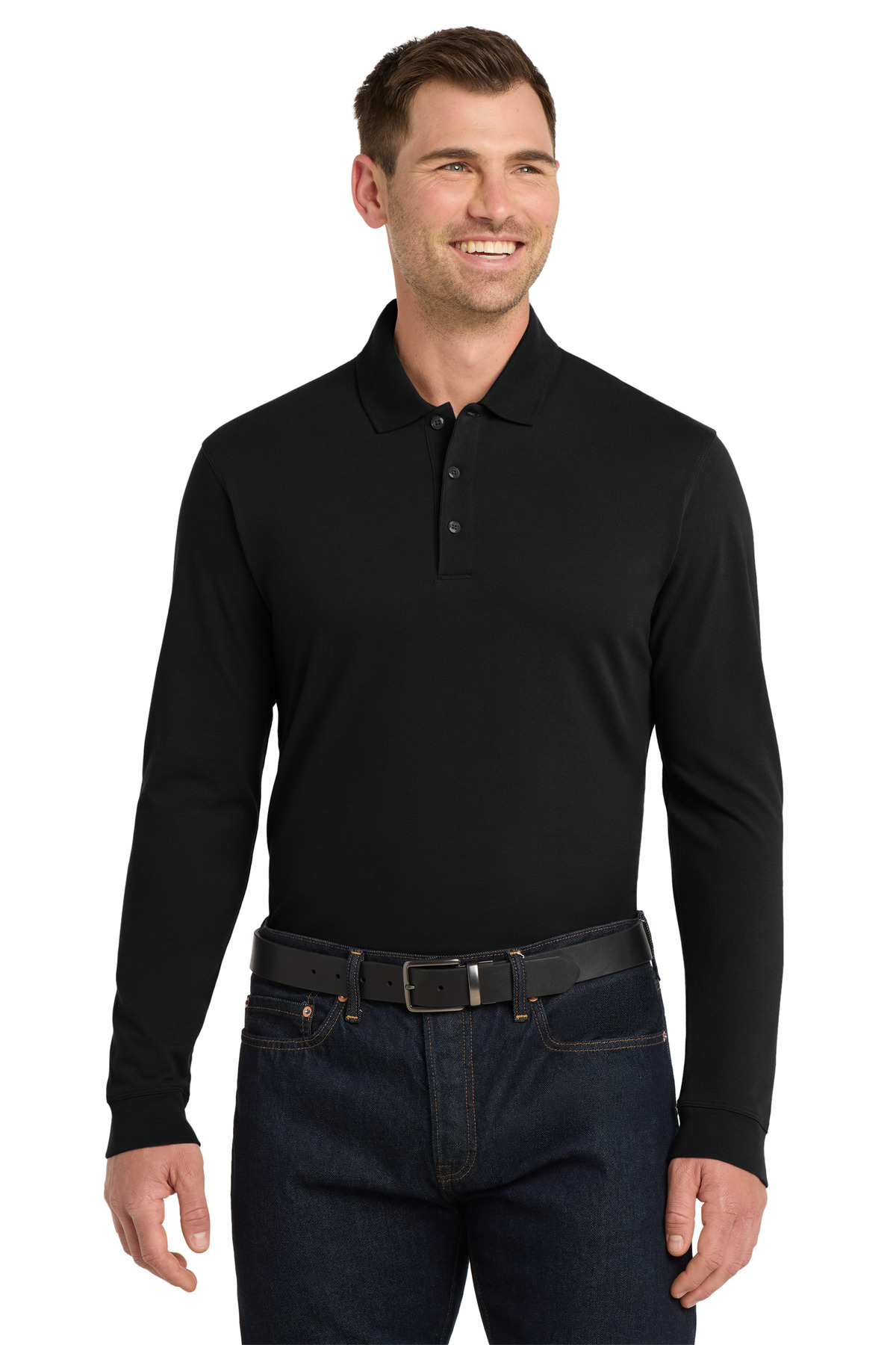 Port Authority EZCotton Long Sleeve Polo. K8000LS 10
