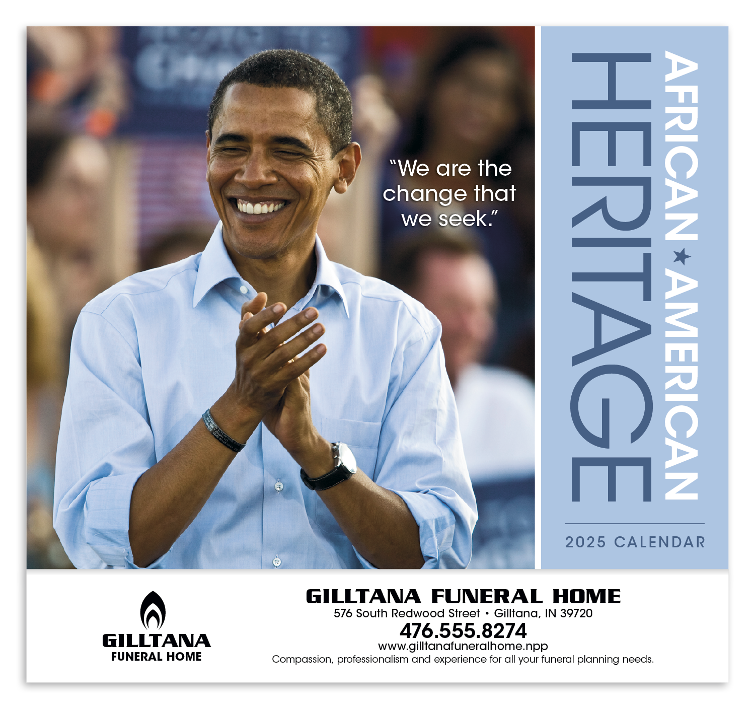 Triumph® Calendars African-American Heritage Barack Obama Calendar 2