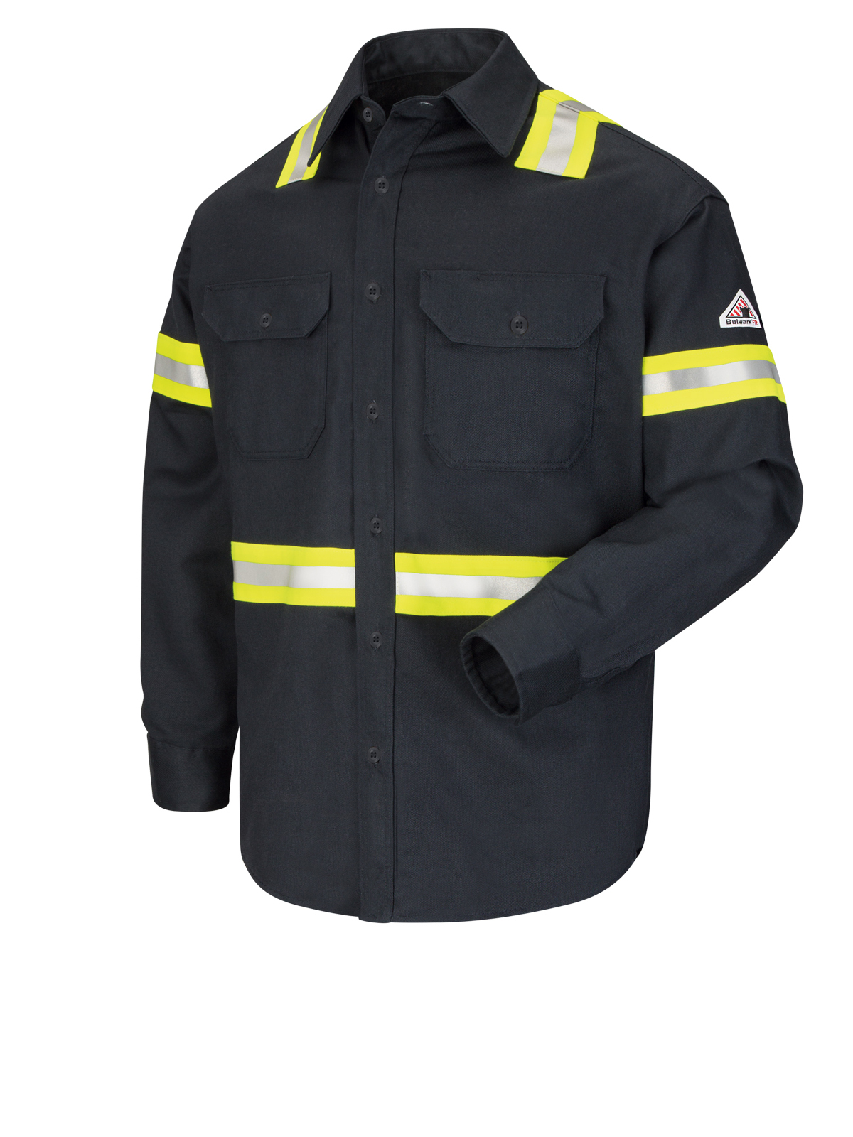 Bulwark - Uniform Shirt - Men's Enhanced Vis Uniform Shirt - Grey