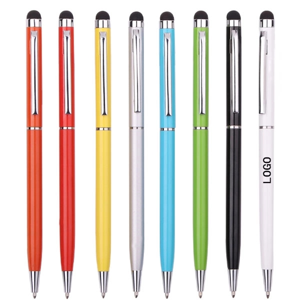 Customized Metal Slim Twist Stylus Pen 2