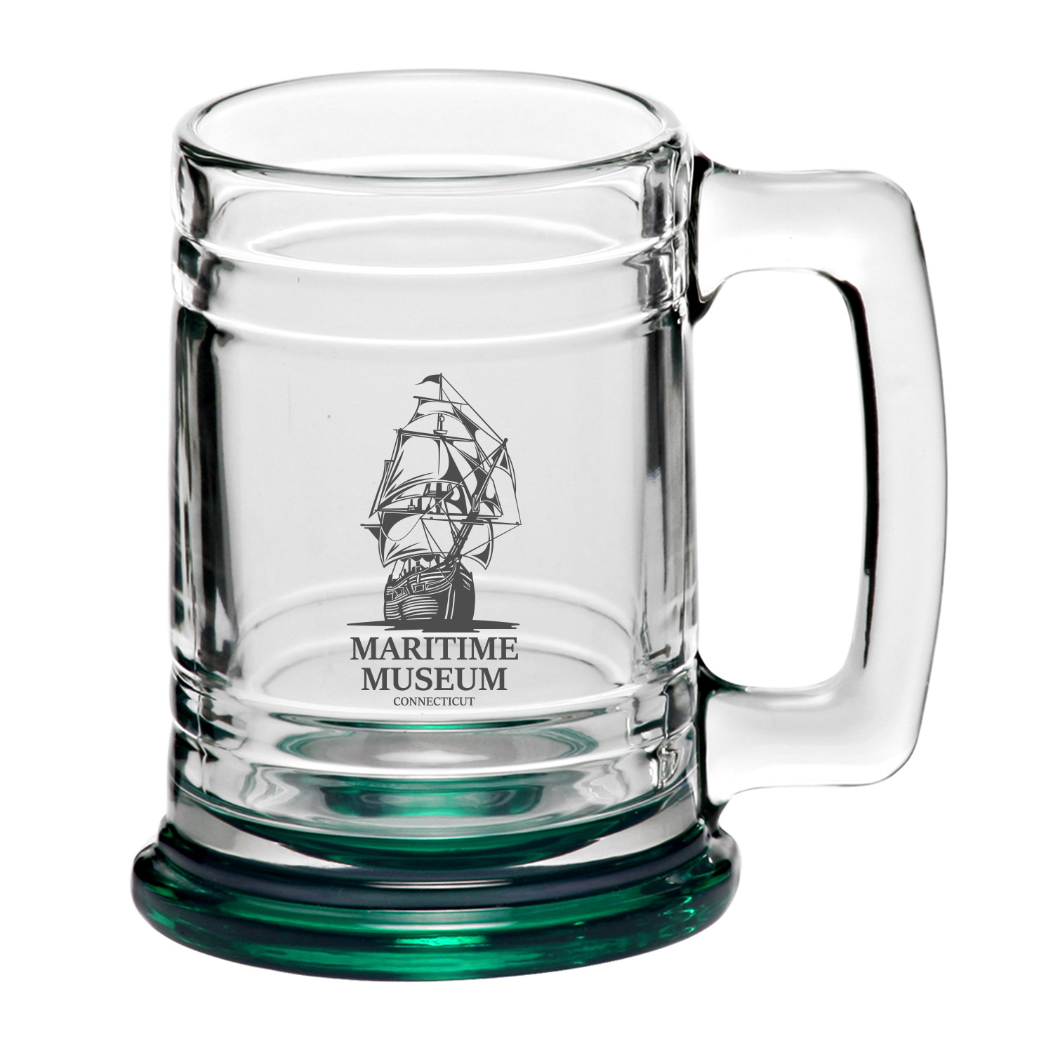 15 oz. Anchor Glass Beer Mugs (1 Color Imprint) 3