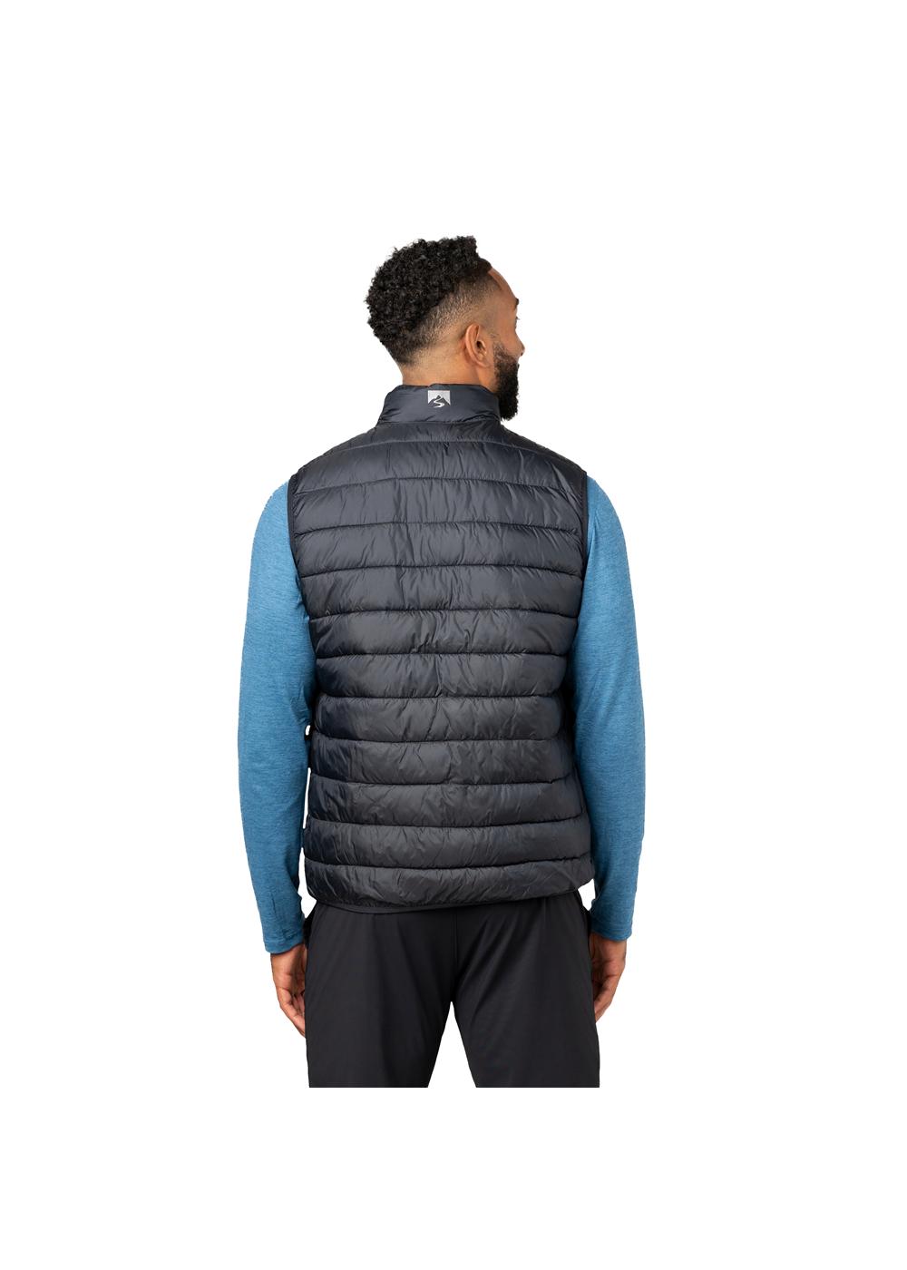 Storm Creek Men's Pacific Puffer 100 GSM Insulated Faux Down Packable Quilted Vest