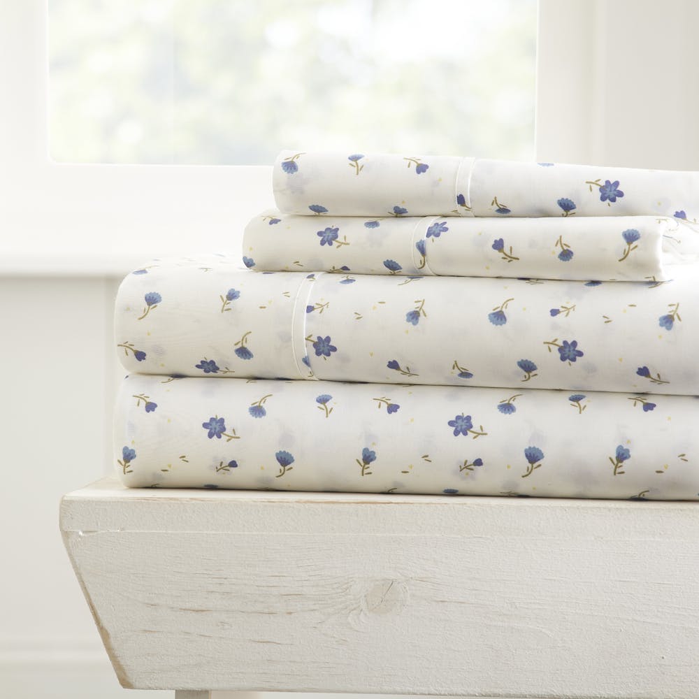 Premium Sheet Sets - Floral Pink Queen 4 Piece 2