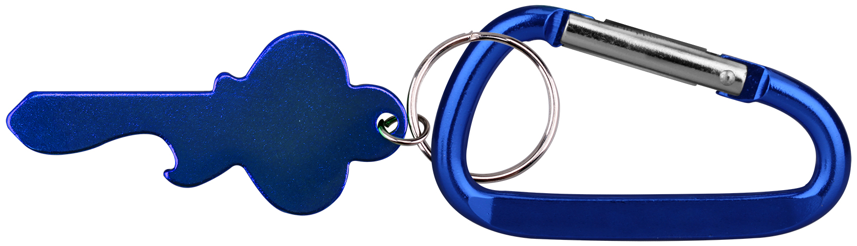 Key shape bottle opener with key ring and carabiner 5