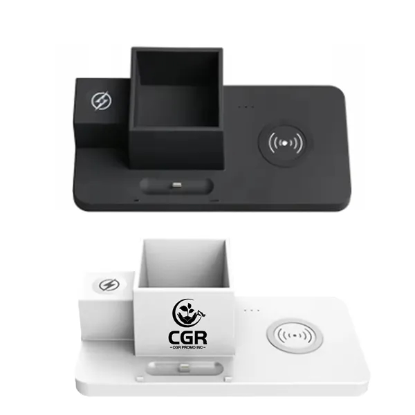 Versatile 4-in-1 Pen Holder Wireless Charger