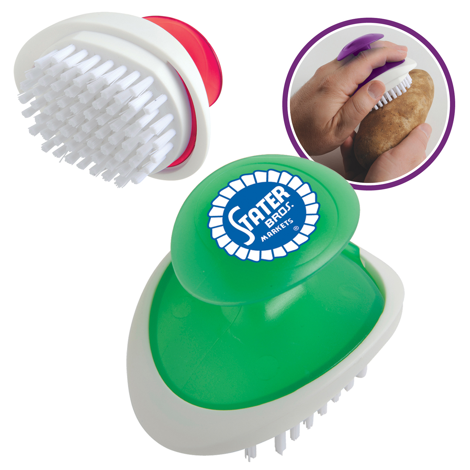 Vegetable and Fruit Brush with Handle 8