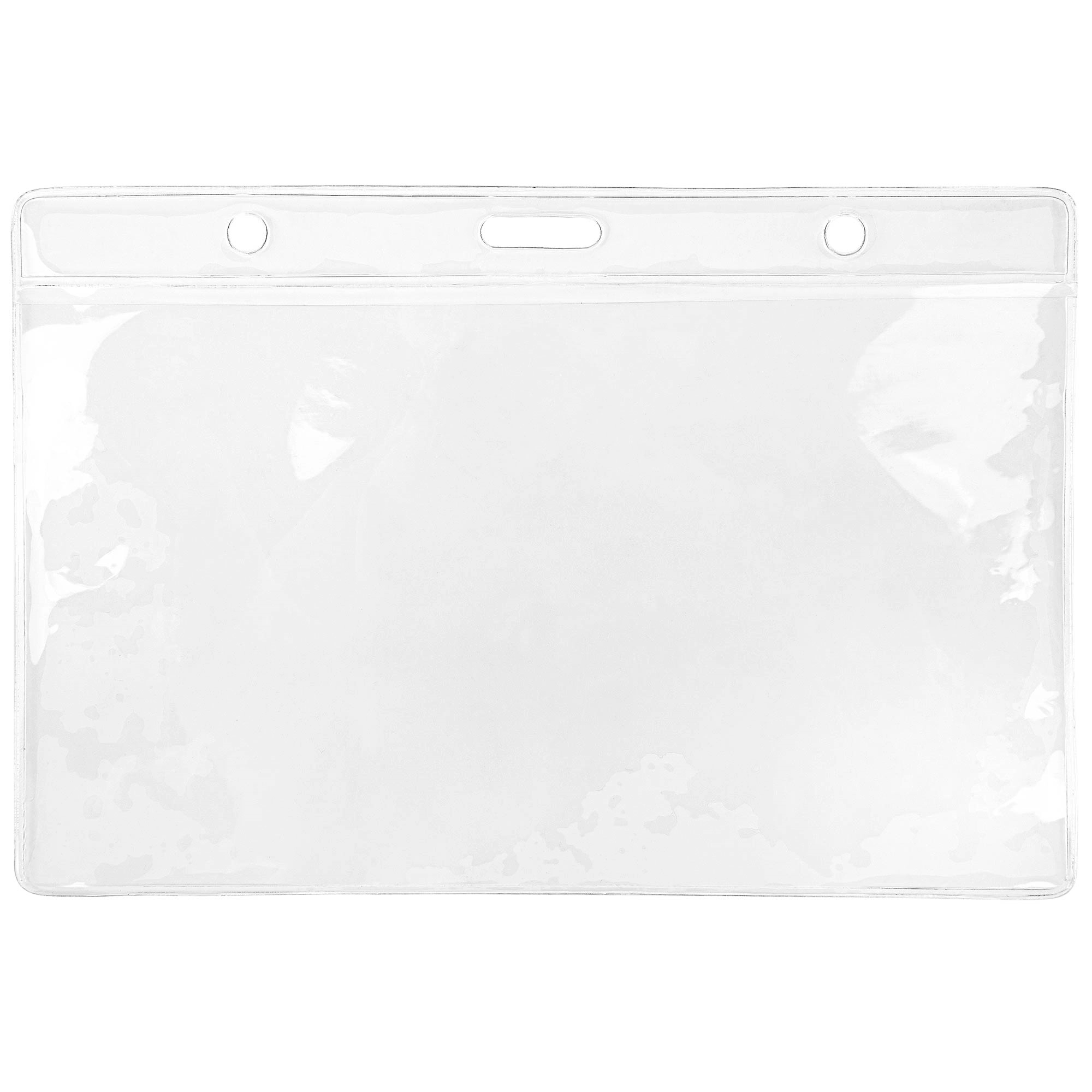 Xtra Large Clear PVC Badge Holder 7.5Wx5H 2