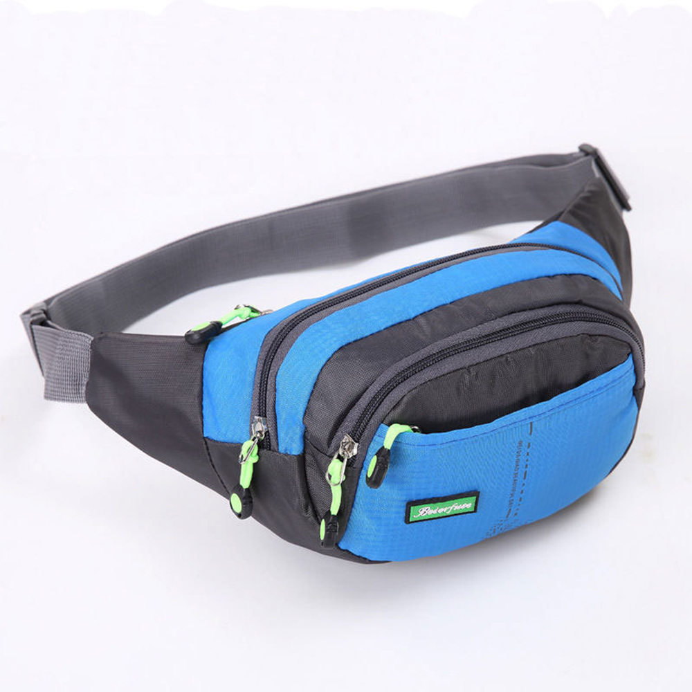 Multifunctional large nylon fanny pack waist bag chest bag 8