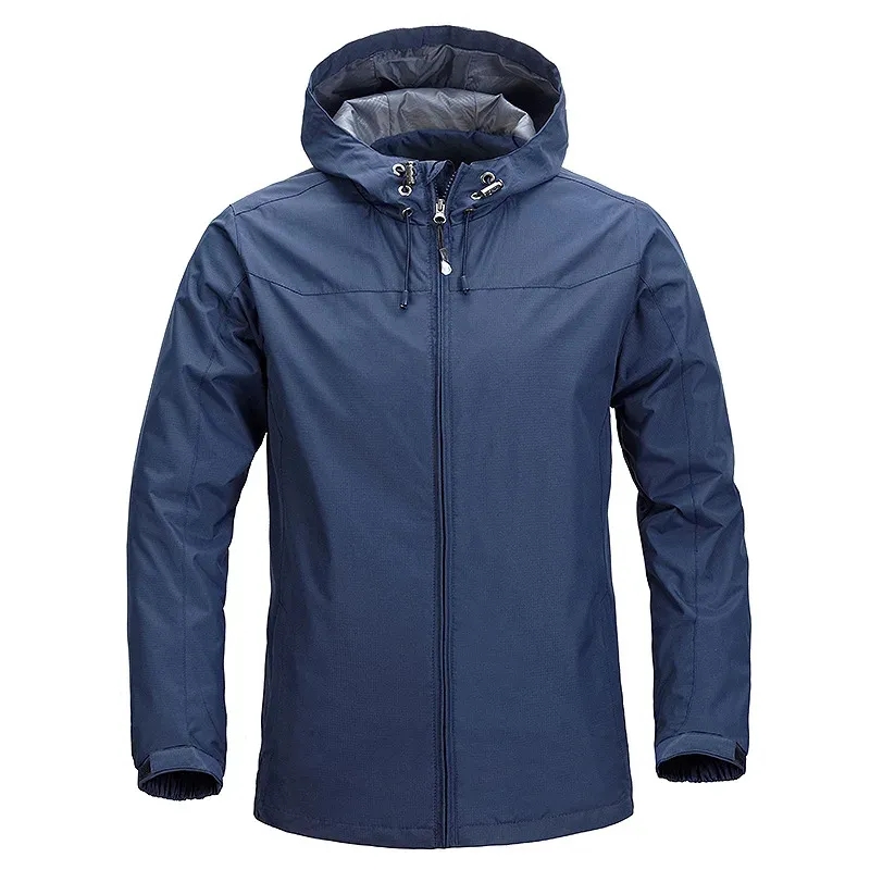 Sustainable rPET Eco-Friendly Hooded Windbreaker Jacket 6
