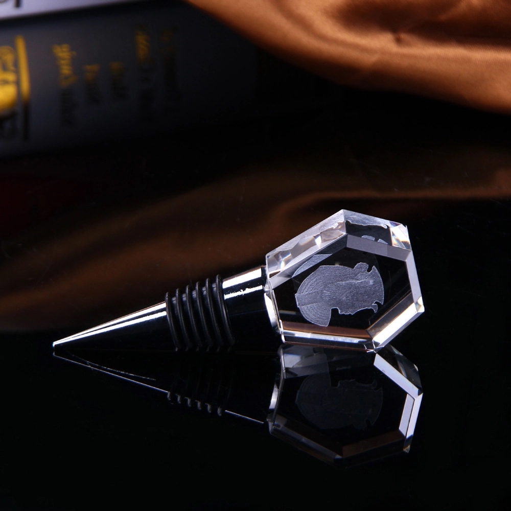 Engraved Crystal Wine Bottle Stopper 4