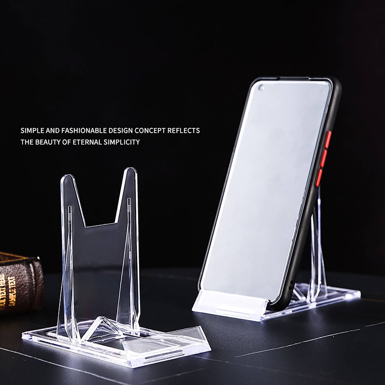 Plastic Transparent Phone Stand 4